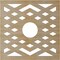 Ekena Millwork Chevron Wood Fretwork Pierced Ceiling Medallion, Hickory, 24"OD x 6 1/4"ID x 1/4"T CMWP24X24X0250CHHI - alternate 2